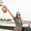 healthy sunny fashion beach