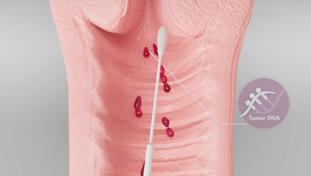 a woman doing an experiment